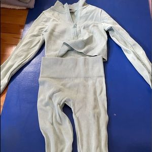 Two piece athletic outfit